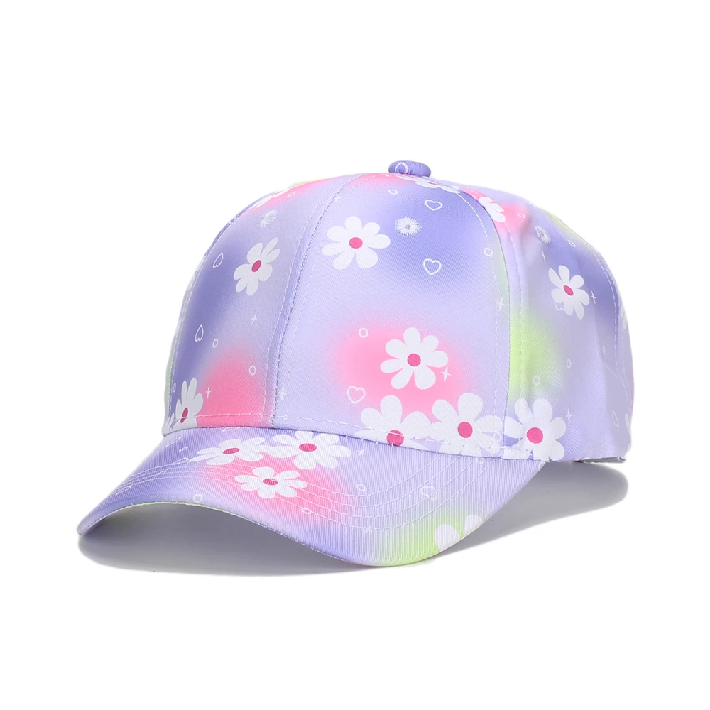 New Children\'s Kids Baseball Cap for Girl Boy Spring Summer Baby Sun Hat Printed Polyester Fiber Toddler Peaked Snapback Kепка