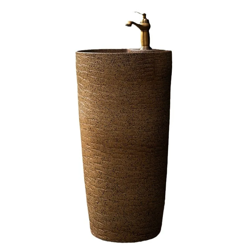 

Column type washbasin toilet washbasin