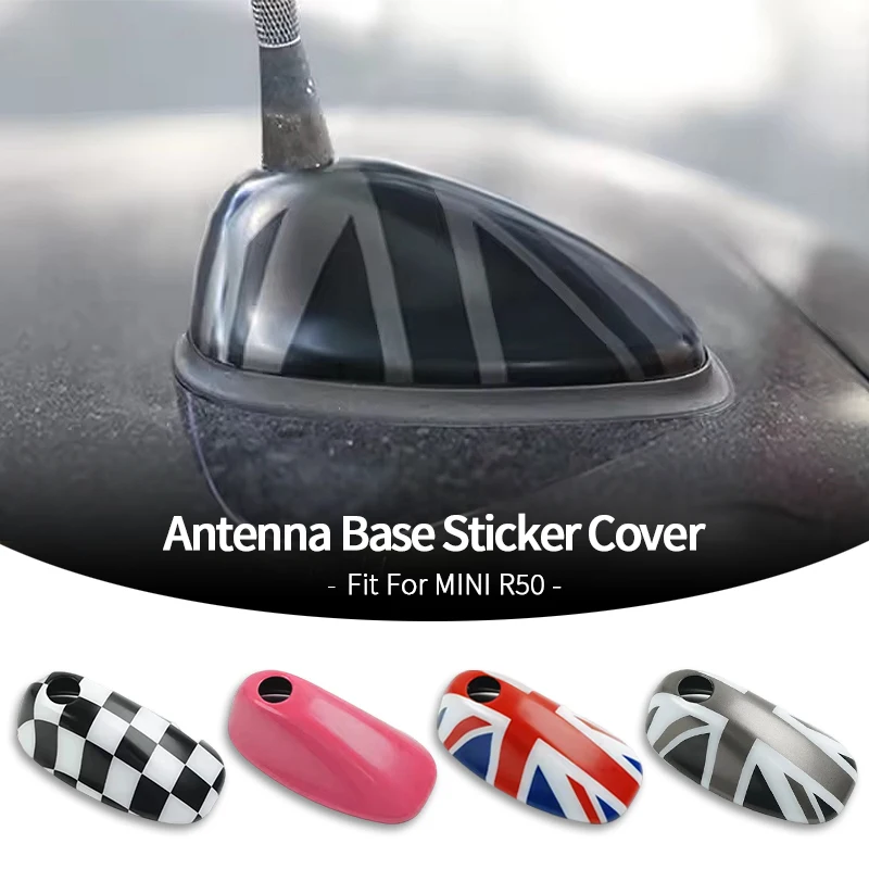 

1PC For Mini Cooper R50 R53 Hatchback Car Antenna Aerial Decoration Case Cover Sticker Auto Exterior Accessories
