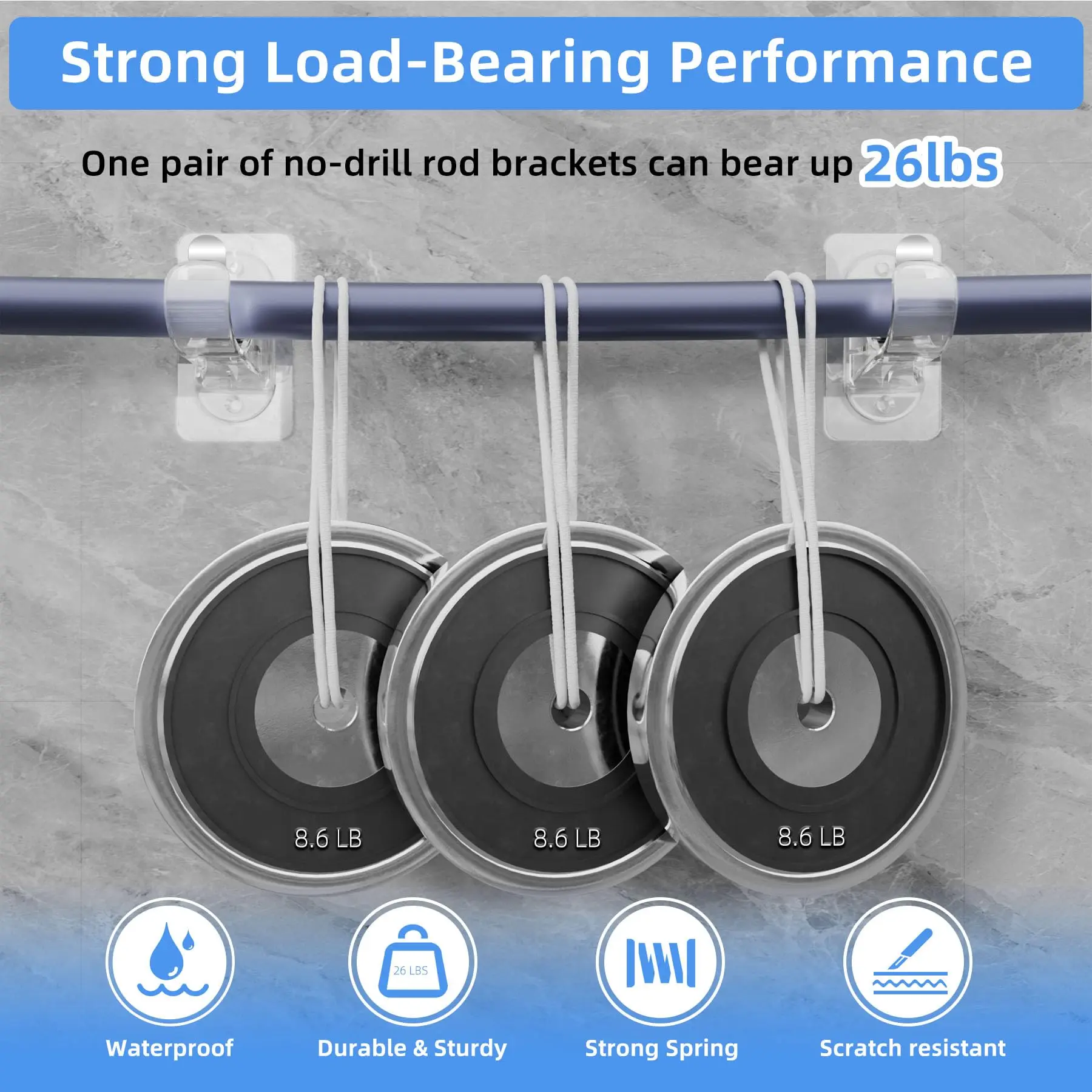 Thumbnail 3 - #25 Best Shower Rods to Buy In 2026