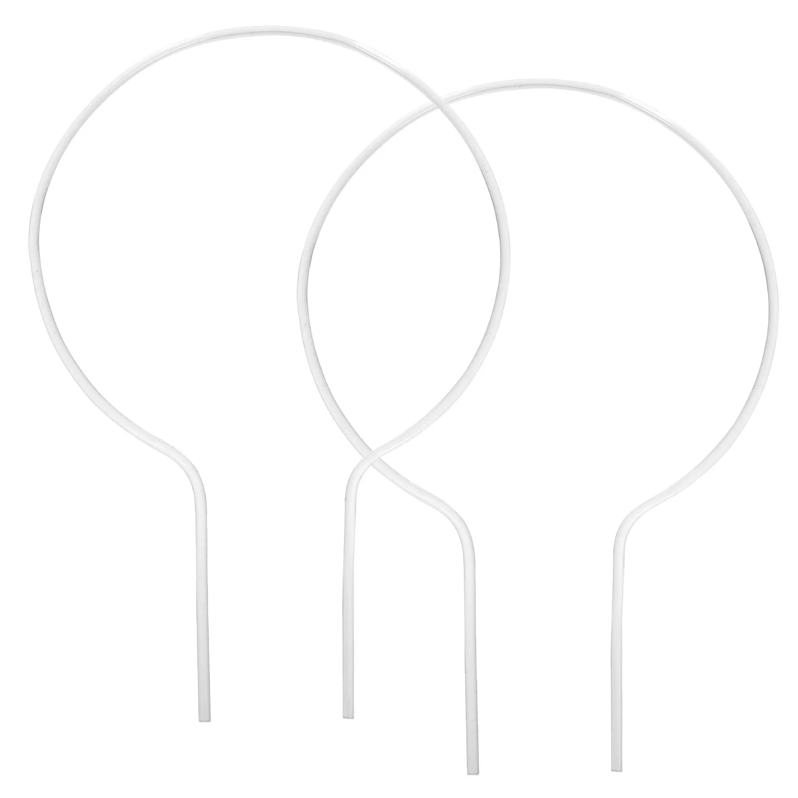 

2Pcs Plant Trellis U-Shaped Creative ABS Clear Stable Support Frame for Potted Flowers Climbing Vines Indoor Outdoor