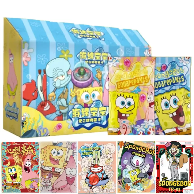 SpongeBob SquarePants Card Bob Patrick Star Squidward Cute Funny Bikini Beach Collection Cards