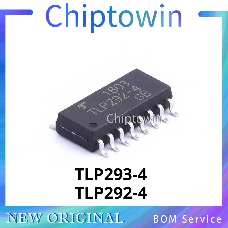 5/50/500 pcs TLP293-4 TLP292-4 SOP-16 Optocoupler Original In Stock W7
