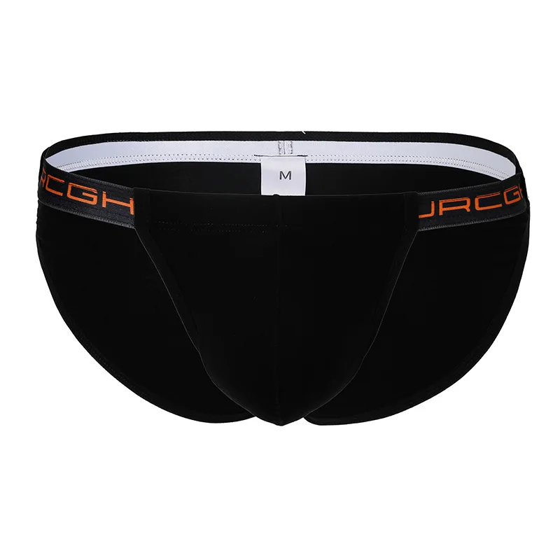 Men's Underwear High Fork Elastic Briefs Soft Thin Breathable Panties U Convex Pouch Lingerie Underpants Bikini Slip Homme