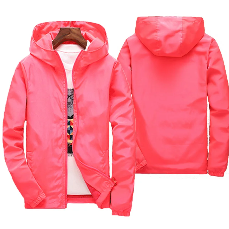 Spring and autumn men leisure outdoor new fashion storm jacket daily sports climbing solid color hooded coat