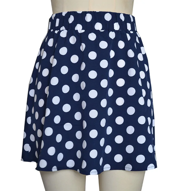 เซ็กซี่ลายจุดเอ-ไลน์หรือกระโปรงเอวยางยืดวินเทจสเลกระโปรงผู้หญิงฤดูใบไม้ผลิฤดูร้อนฤดูใบไม้ร่วงแฟชั่นแนวโน้ม