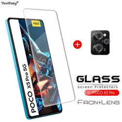 For Xiaomi POCO X5 Pro Glass Protector Film POCO F5 Pro Tempered Glass Screen Lens Camera For POCO X5 Pro M4 Pro X4 GT F5 Glass