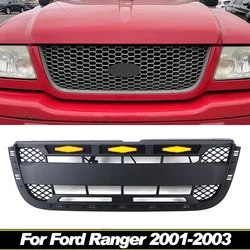 Grill front bumper grille modification accessories decoration Racing grill  Fit For Ford Ranger 2001-2003 2002 Honeycomb style