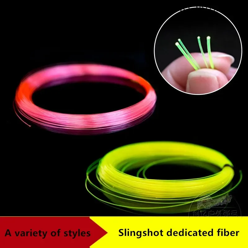 Replacement Pins Compound Bow Archery Accessories Red Yellow Green Slingshot Hunting Fiber 50cm 0.5-1.5mm Fiber Optic Bow Sight