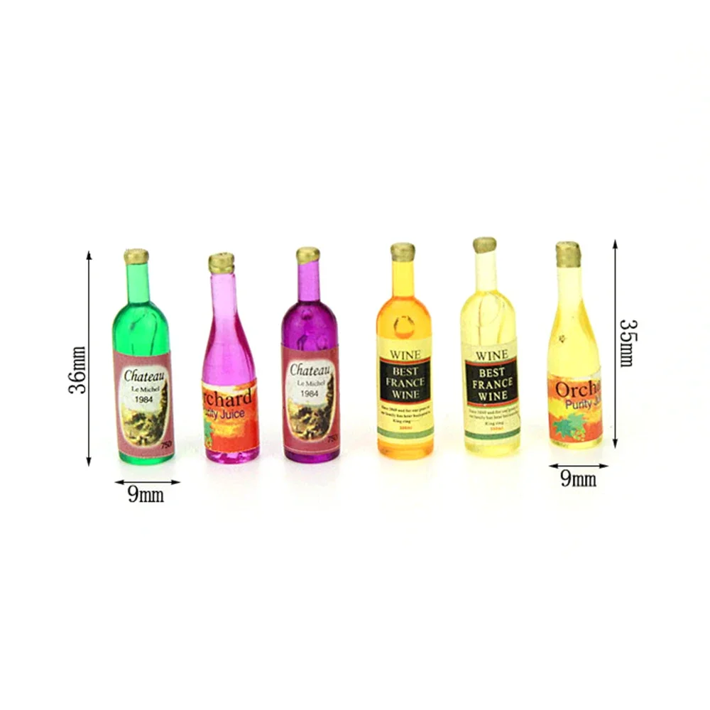 

RC Car Accessories Decoration Mini Wine Bottle for 1/10 RC Rock Crawler Axial SCX10 TAMIYA C01 RC4WD D90 TF2 TRX4 Truck