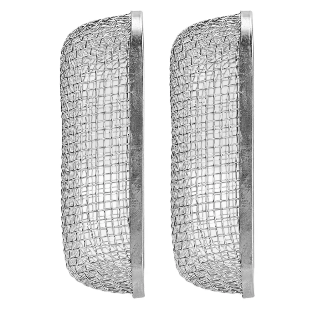 

2Pcs 4.5 X 4.5in RV Furnace Vent 304 Stainless Steel Vent Mesh Screen Heater Exhaust Vent Stove Vent Cover Camper Heater