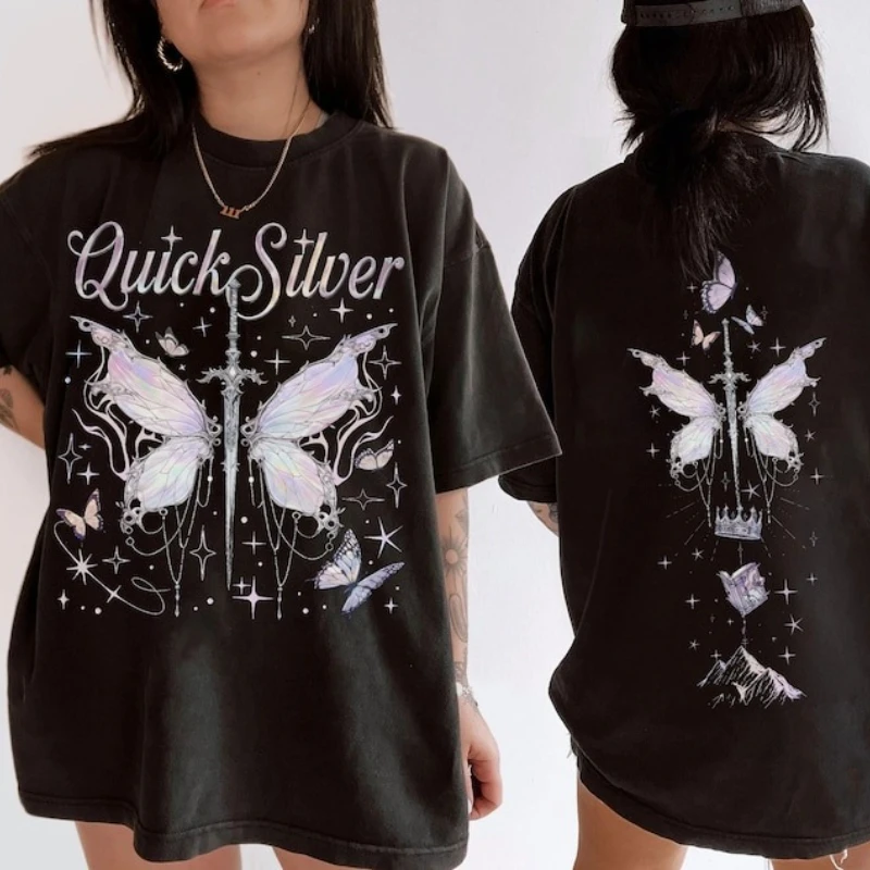 Quicksilver Two-sided Shirt for Fan, Saeris Fane Kingfisher T Shirt, Little Osha Fantasy Tee, Gift for Book Lover Breathable Tee