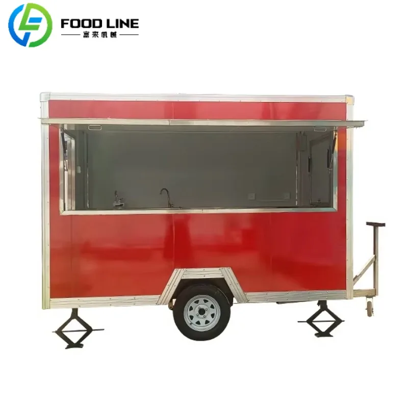 

Customized Versatile Food Cart Multi Function Mobile Kitchen With Stainless Steel Construction And Easy Setup For Festival Use
