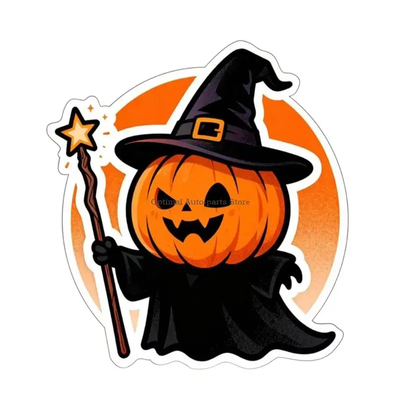 

Unique Pumpkin Design Halloween Car Decals Waterproof Decal for Vehicles Window