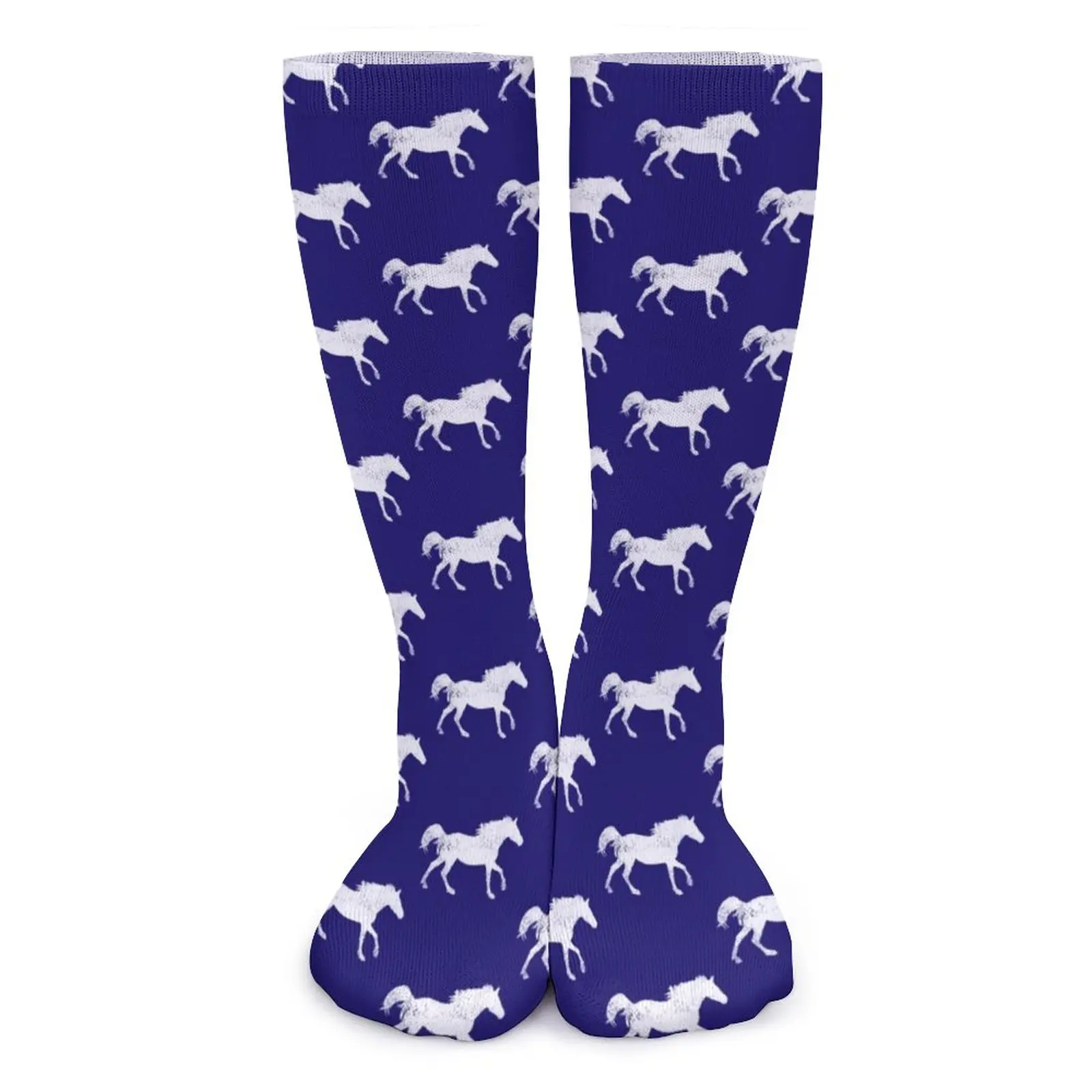 Galloping Horse Stockings Ladies Running Horses Print Socks Comfortable Gothic Socks Climbing Anti-Slip Custom Socks Gift