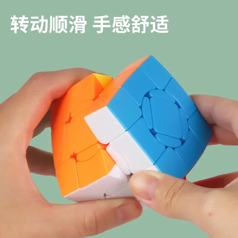 [Socube] SengSo Crazy 3x3 Cube Magico Cubo Pyramid Megaminx Plastic Gift Dodecaheds Puzzle Educational Toy Tower Shengshou