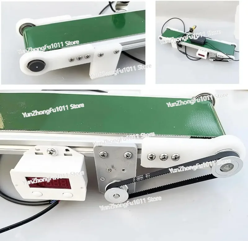35/50/70/100cm Small Desktop Conveyor Belt Automatic Counter DIY Small Production Line Friction Experimental Device