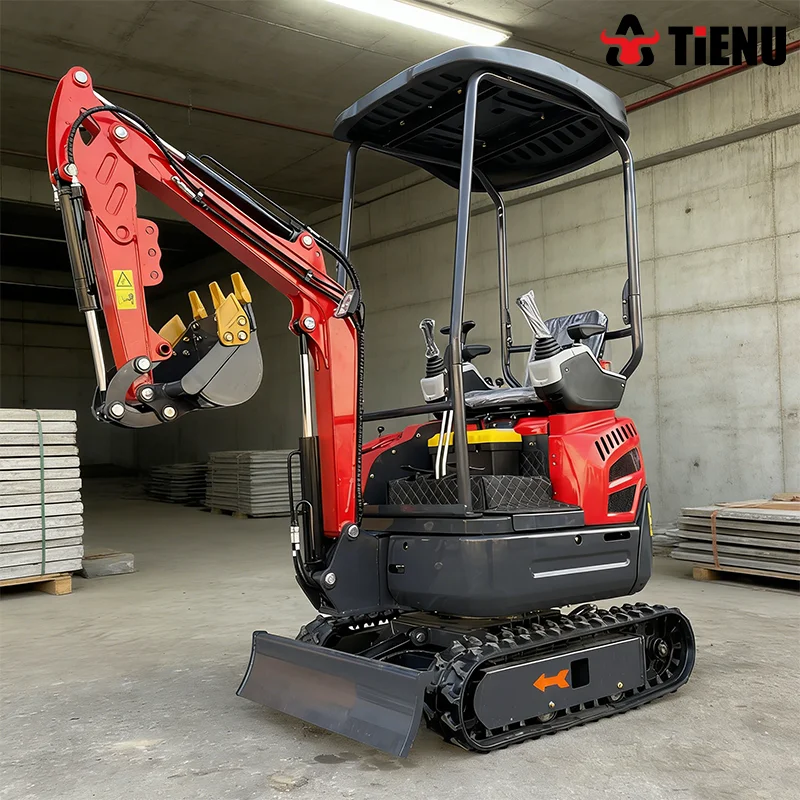 Mini-excavatrice à succès avec cabine optionnelle, moteur diesel Euro 5, certifiée EPA CE, directement de l'usine en Chine
