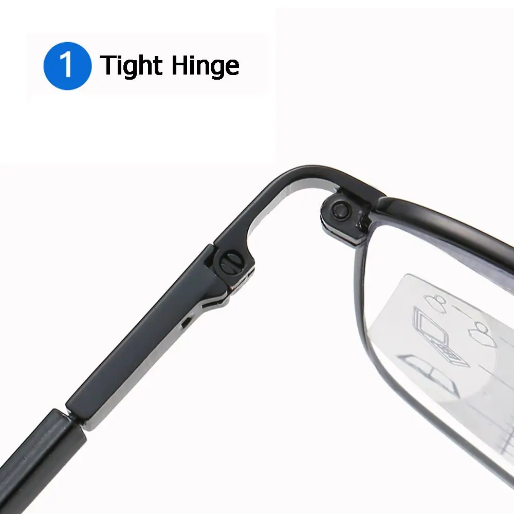 Lunettes de lecture multifocales progressives avec protection UV, lunettes d'ordinateur, lunettes pour presbytie, lunettes de lecture