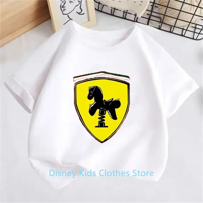 Summer Nike Boys T Shirt Short Sleeve White Tshirt For Girl Solid Color Simple Children's Clothing T-Shirts For Children Tops