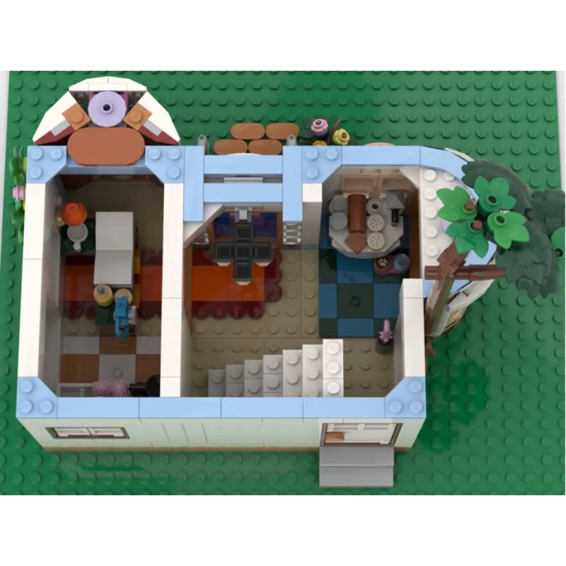 Château modulaire Bed & Breakfast MOC, blocs de construction modèles Creative Street View, jouets d'architecture pour enfants, cadeau d'anniversaire 1515, 42638 pièces