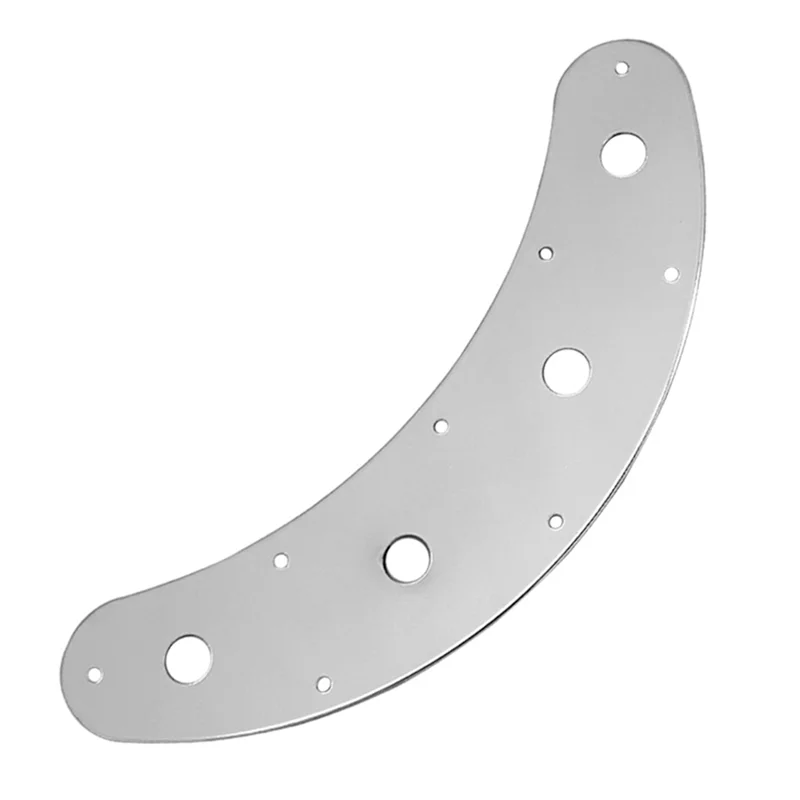 ABME Guitar Switch Control Plate Curved 8 Hole 3 Pot Stingray Musicman Jazz Bass Parts view 5