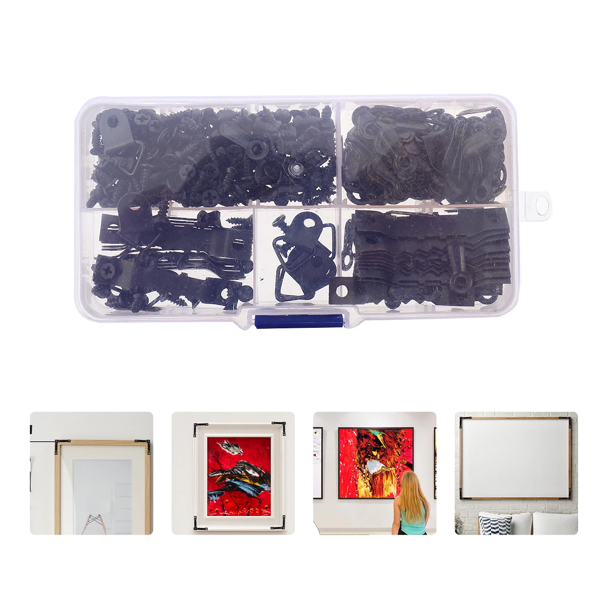 550 Uds. Accesorios para colgar, accesorios para el hogar, perchas resistentes y pesadas, decoración, exposición de hierro, punta de pintura