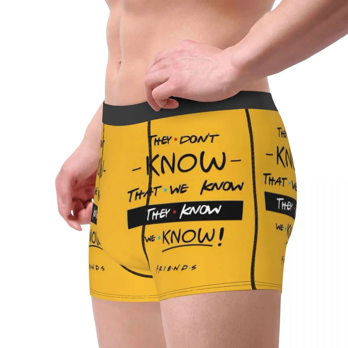 Joey Deelt Geen Food Tv-Show Heren Boxershorts, Zeer Ademend Ondergoed, Topkwaliteit Shorts Met 3D-print Verjaardagscadeaus