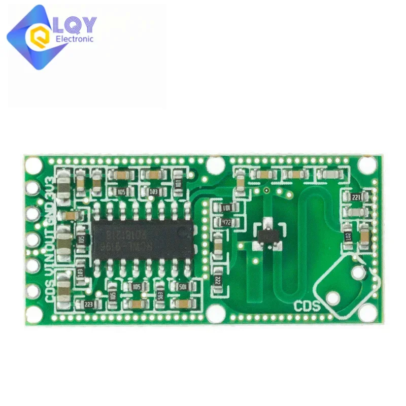 LQY-Módulo de sensor de radar de microondas RCWL-0516, interruptor de inducción de cuerpo humano, sensor inteligente
