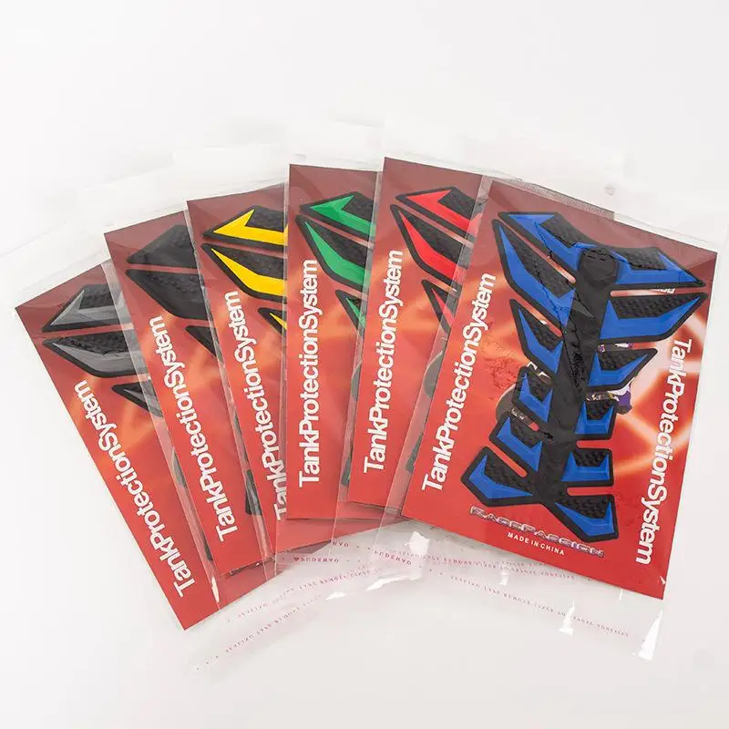 Universal Fuel Tank Sticker For Motorcycle Tank Pad 3D Fish Bone Mat Oil Gas Tan