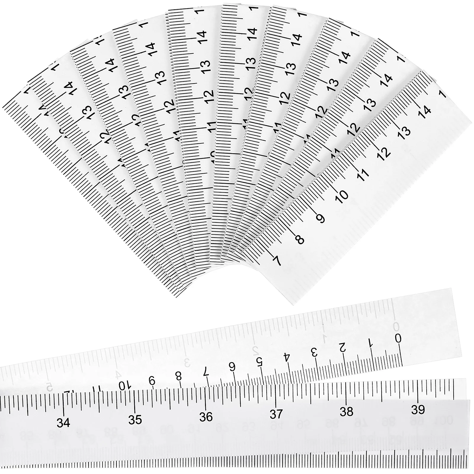 100 Pcs Paper Tapes RulersSoft Tape Measuring Meter Long Paper Body Measure Disposable Precision Medical Measurement Newborn