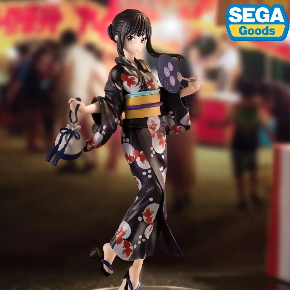 Judai 19 cm Original SEGA Luminasta Lycoris Recoil Inoue Takina Nishikigi Chisato Yukata Kimono Action Figure Modell Puppe Spielzeug