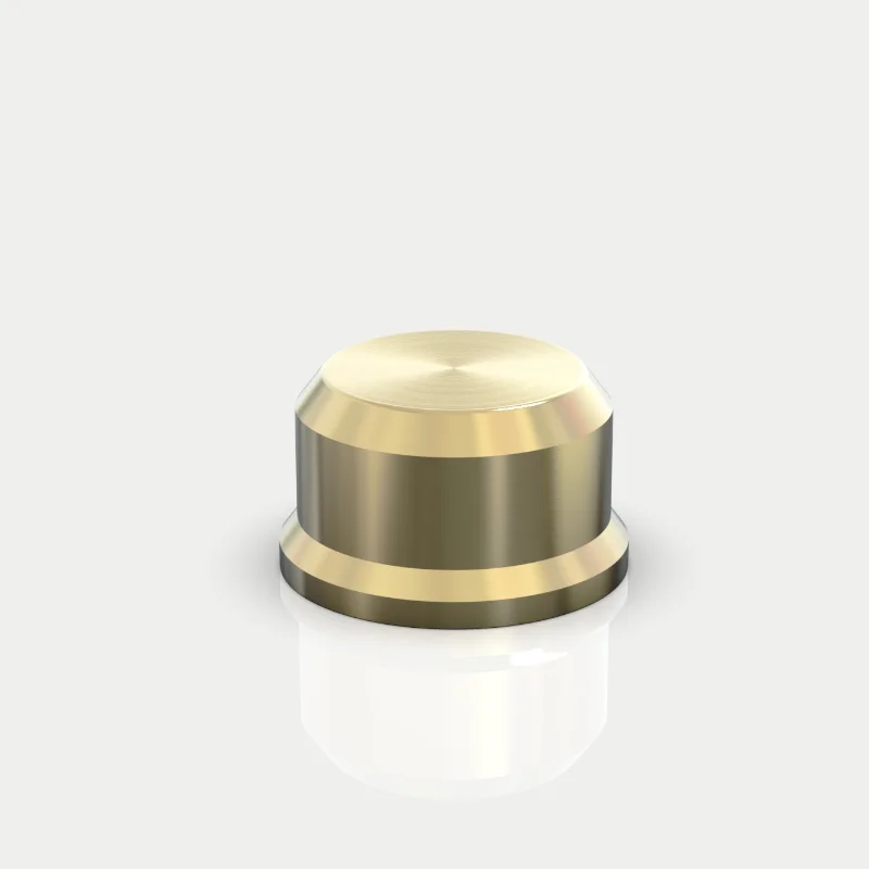 1PC Diameter 38MM Height 22MM Aluminum Gold Highlight Knob Audio Amplifier Volume Control Knob