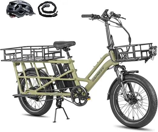 

250W Electric Bike for Adults with 2 x 12Ah Batteries 200kg Capacity 100-140KM Range