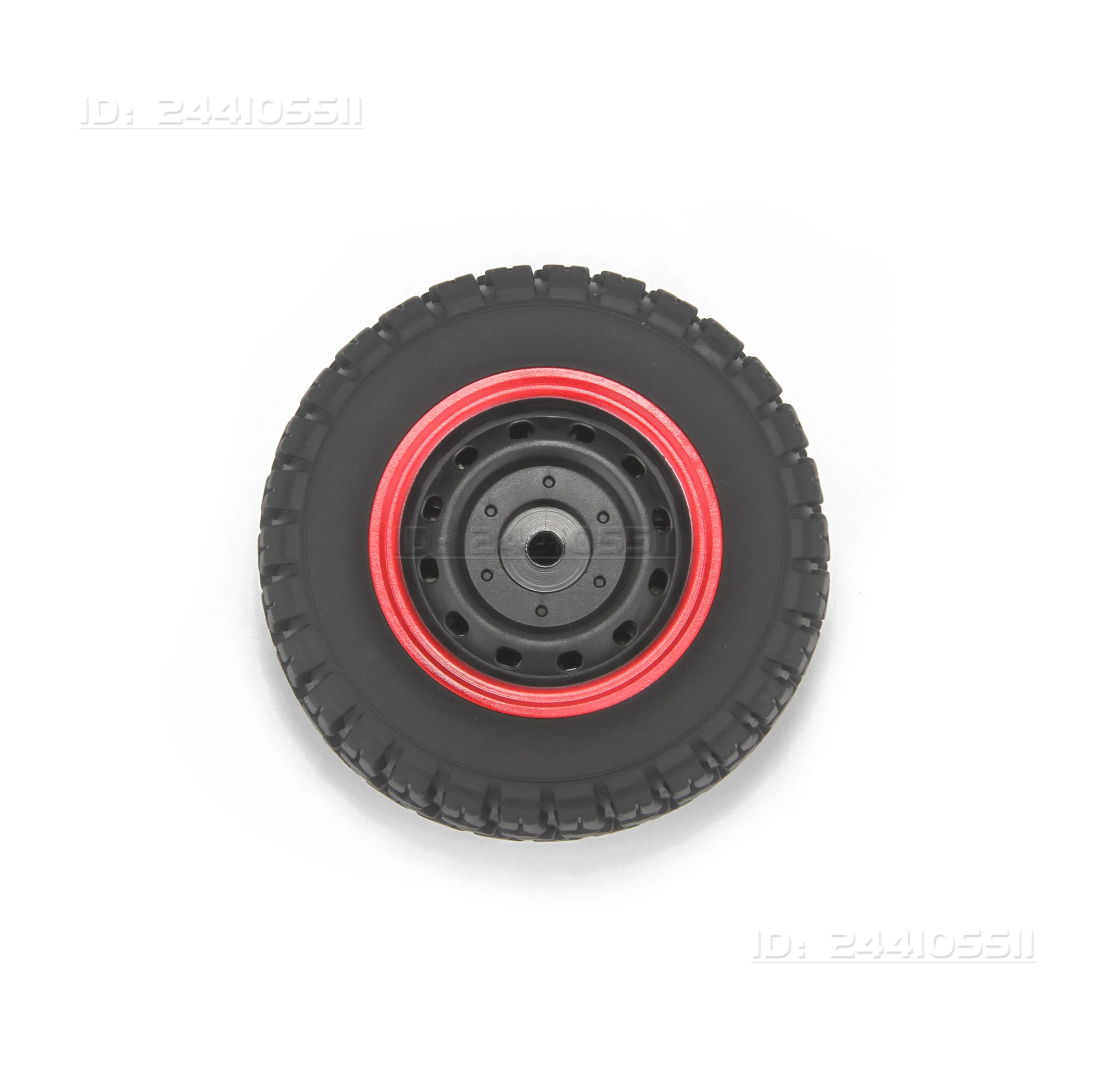 

4PCS 81*31mm Rubber Tyre Wheel Rim Tire 12mm Hex Hub for 1/16 RC Car Off-road Vehicle Wltoys SCY 16101/16102 Pro MJX Hyper Go