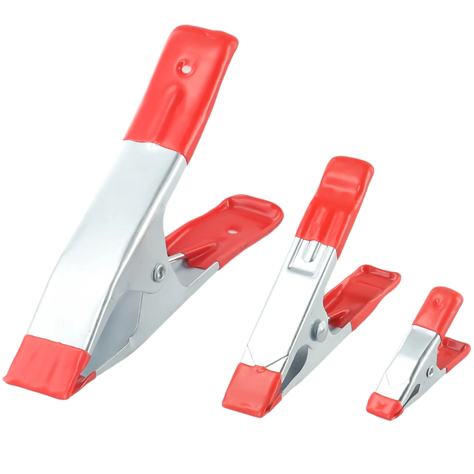 1/3Pcs A-Shaped Clip Spring Clamp Heavy Duty Woodworking 2/4/6 Inch Metal Spring Clamp Set Multipurpose Electrician Clips