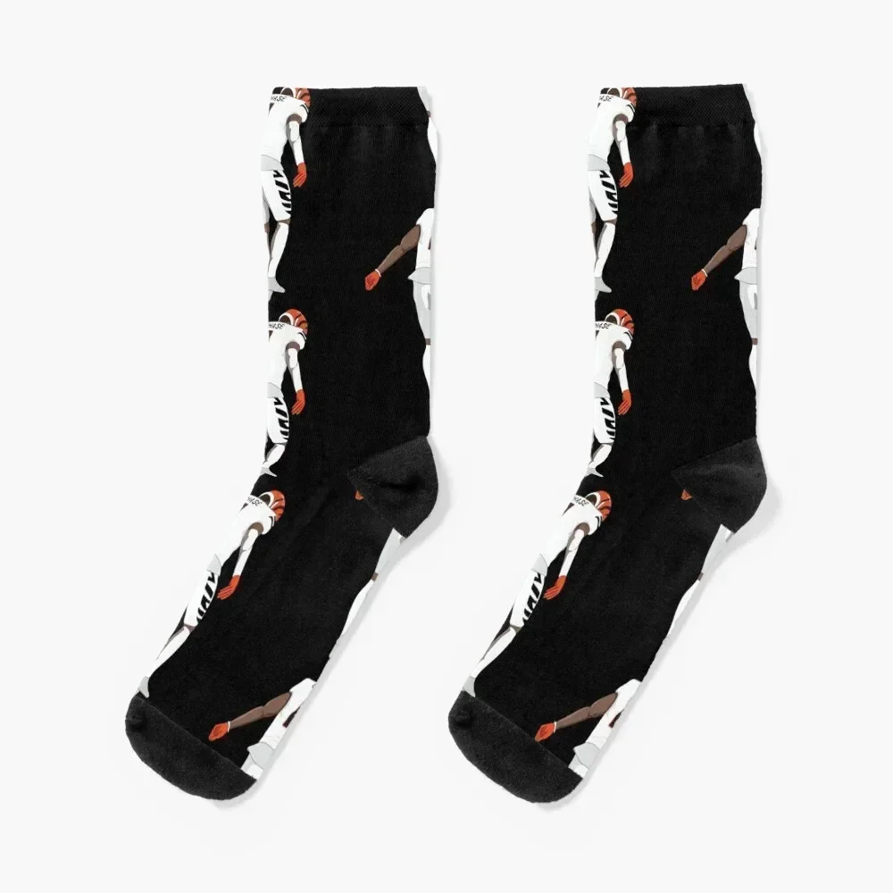 

Ja'Marr Chase Socks happy bright garter gym Antiskid soccer Girl'S Socks Men's