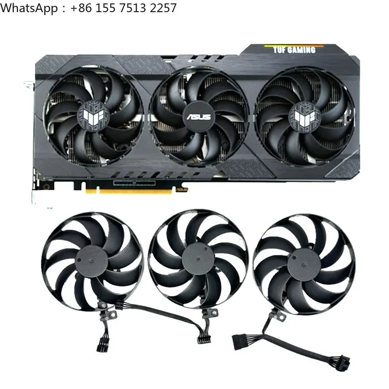 Suitable for ASUS TUF-RTX3060/3070/3080/3090 GAMING graphics card fan