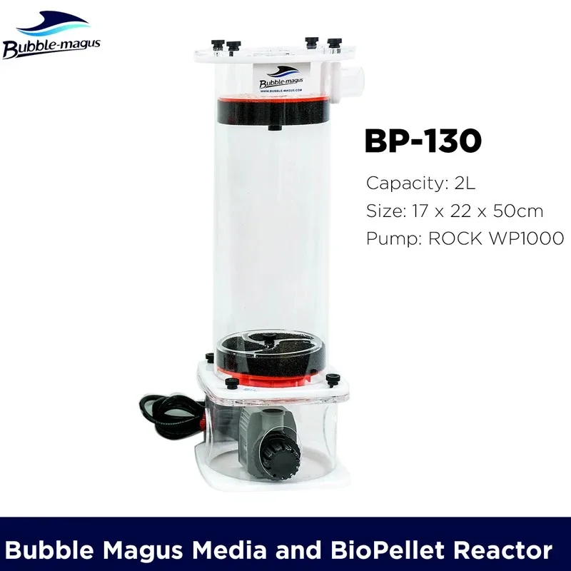 Bubble Magus BioPellet and Media Reactor Multipurpose Media Remover with Built-in Pump