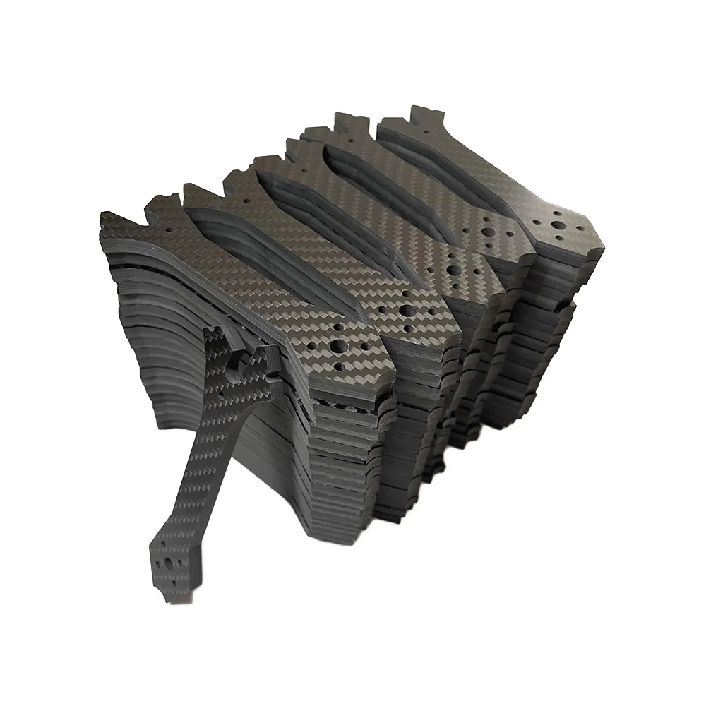 

T300 T700Custom Carbon Fiber Sheet Cutting Service CNC Milling Carbon Fiber Drone Frame Parts