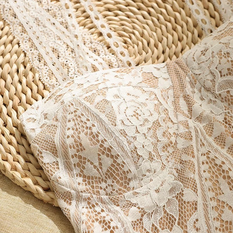 프랑스 레이스 캐미솔, 여성용 슬림핏 스파게티 스트랩 탱크탑 (컵 내장), 레이어드 또는 아우터용