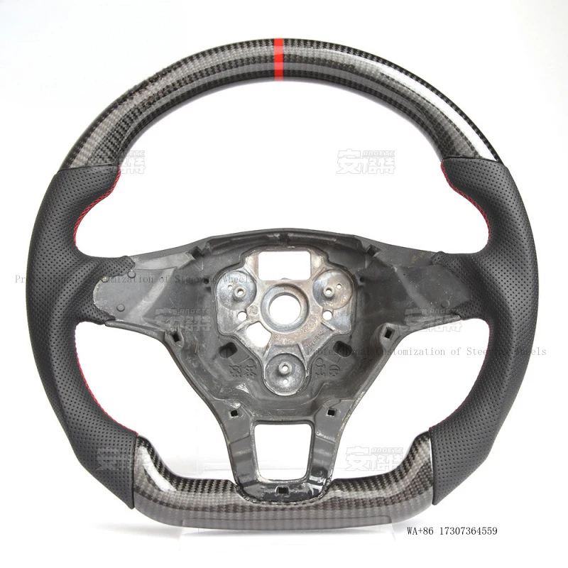 suitable for the modification, upgrade, and customization of carbon fiber car steering wheels for Volkswagen Bora