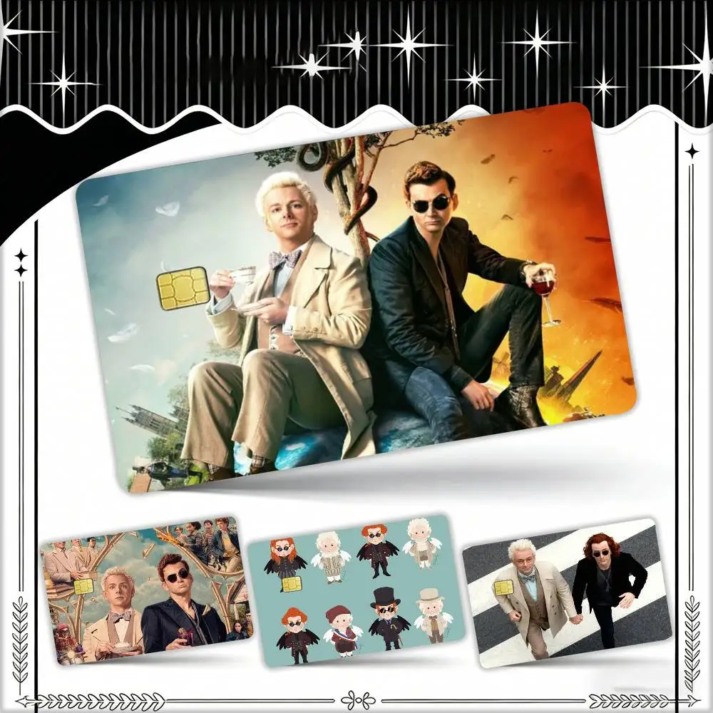 

good O-omens new Group Waterproof Film Skin Cover Credit Card Stickers Debit Front Bank Bus Pass