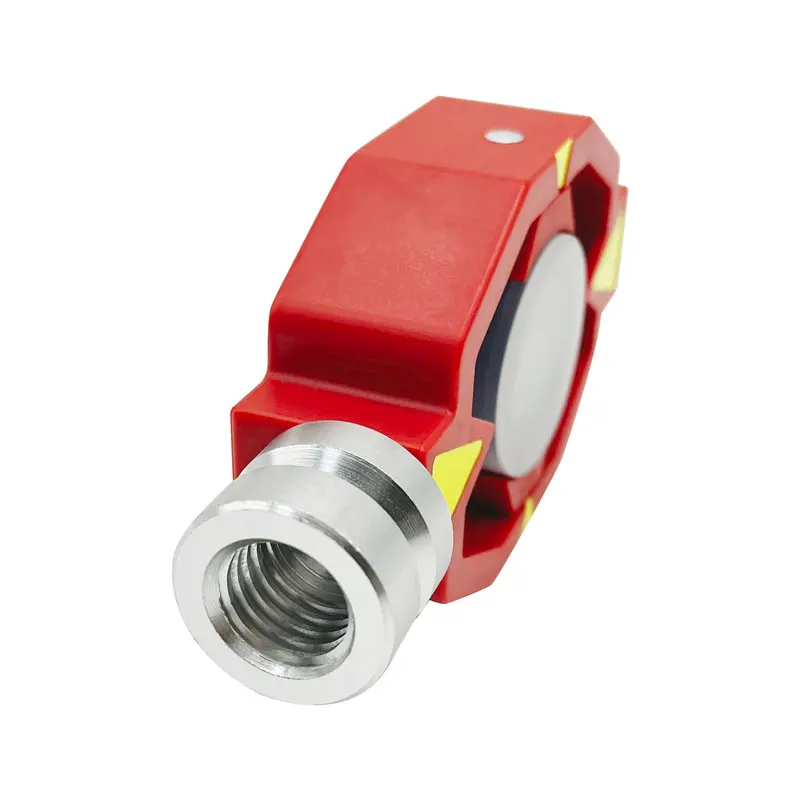 NEW Constant -30/0mm Offset Mini Prism for Total Station Surveying Silver Plated With Thread Adapter