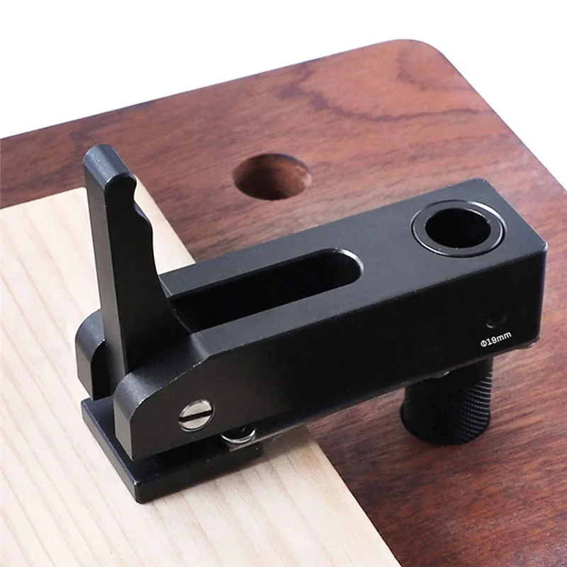T19C Woodworking Desktop Quick Acting Hold Down Clamp Desktop Clip Fast Fixed Clip For Woodworking Dog Hole Tool