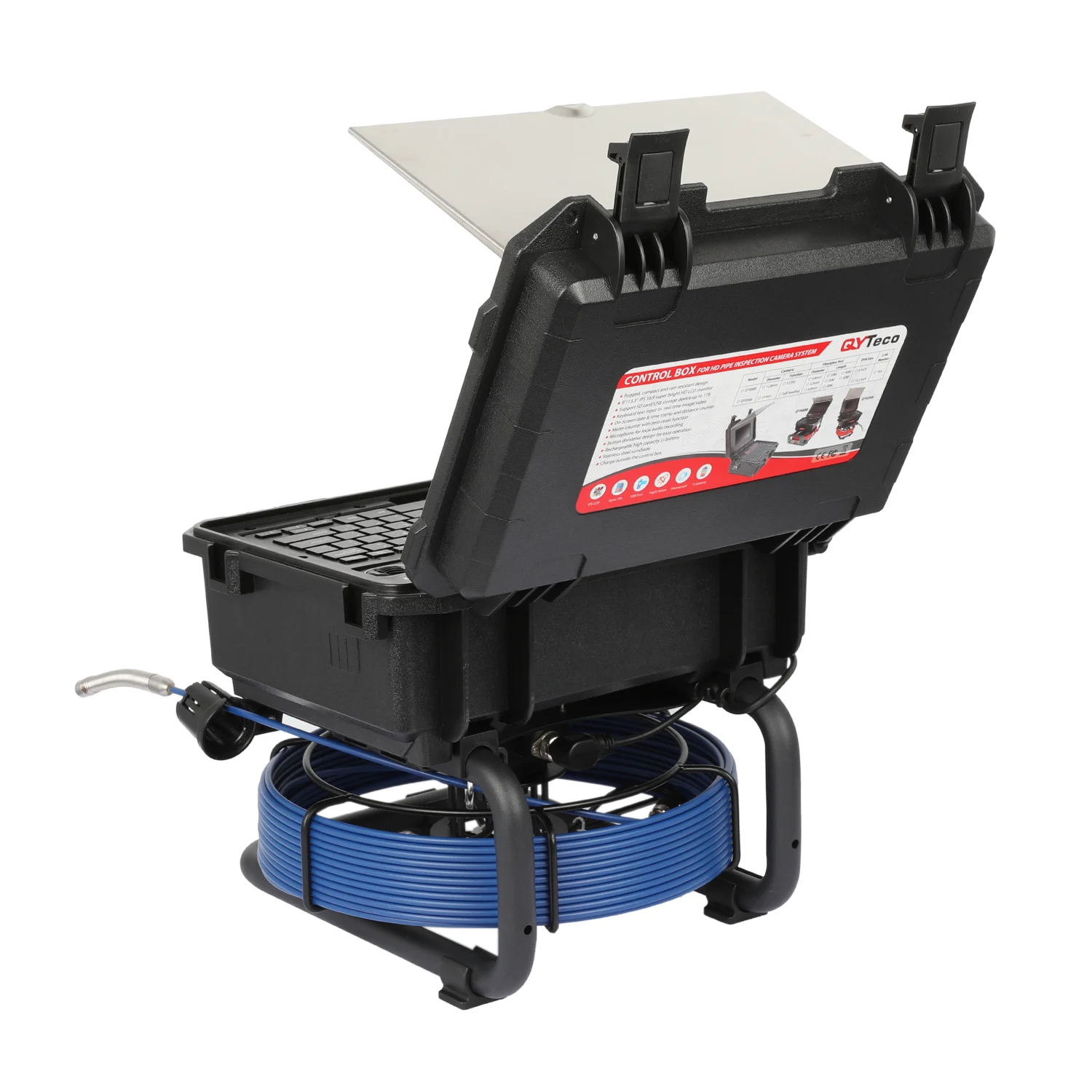 

С беспроводной клавиатурой управления для канализационных видеоконтролей, трубная промышленная мини-наружная камера для дренажного осмотра