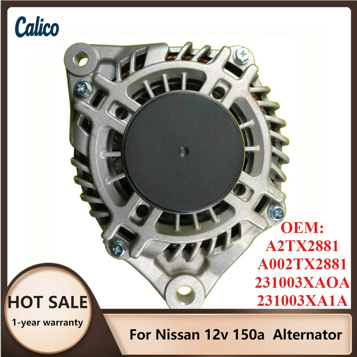 

Factory Direct Sales Are Suitable for Nissan 12v 150a Alternator A2TX2881 A002TX2881 231003XAOA 231003XA1A