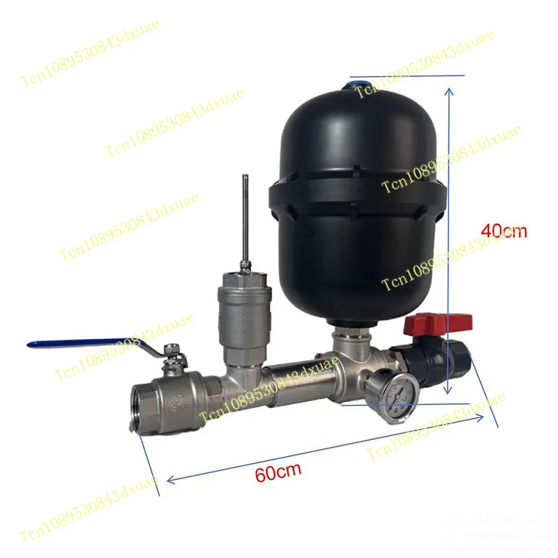 1-Inch Stainless Steel Pump Body Gun Type Water Hammer Pump Kit Send Interface Single And Double Valve
