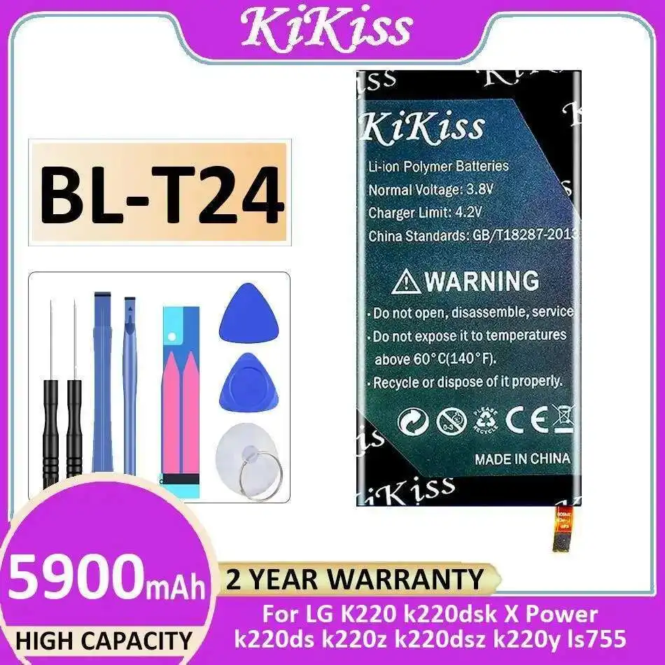 

Аккумулятор мобильного телефона BL-T24 5900 мАч для LG K220 K220dsk X Power K220ds K220z K220dsz K220y Ls755