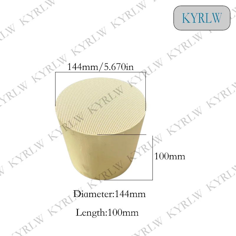 

Exhaust System Three Way Catalyst Euro 3/4/5 144*100mm Ceramic Honeycomb Catalytic Converter